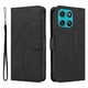 thumbnail image 1 of Funda tipo cartera con tapa para Motorola MOTO G57 Power 5G con tarjetero, soporte y cubierta magnética Negro, 1 of 5
