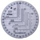 thumbnail image 1 of Escala de Coordenadas Militar Redonda y Transportador MapTools, 1 of 3