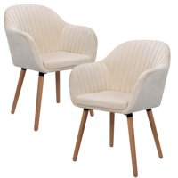 Pandalino - Pack 2 Butacas Sitiales Almer Velvet Beige | Sala, Dormitorio U Oficina