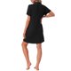 thumbnail image 3 of INSPIRE CHIC Camisones de Mujer con Botones, Camisa de Dormir de Manga Corta, Camisón Vestido de Pijama con Bolsillos L Negro, 3 of 6