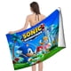 thumbnail image 4 of Sonic Toalla de playa de secado rápido con diseño temático, regalo para mujeres y niñas, ideal para cumpleaños, fans, amantes de la música, uso en la playa o al aire libre,78*180cm, 4 of 6