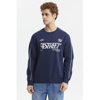 Fashionspark - Polerón Hombre Oversize Azul