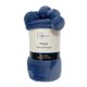 thumbnail image 1 of Manta Flannel Con Pompom Azul, 1 of 3
