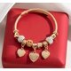 thumbnail image 2 of Brazalete Dorado mujer con charms, 2 of 2