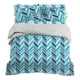 thumbnail image 1 of Plumón Sherpa+ Sábana Microfibra de 2 Plazas Diagonales Azules, 1 of 3
