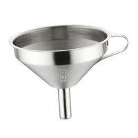 Magideal - Embudo De Acero Inoxidable 304, Embudo Para Líquidos Y Aceite, Utensilios De Cocina Duraderos, Embudo De Cocina Con Colador Extraíble Para Transferir , Pequeño
