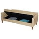 thumbnail image 2 of Futón Sofá Cama Genova Pu Beige, 2 of 4