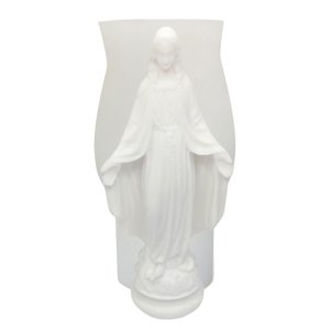 Magideal - Fabricación De Silicona 3D Modelo Virgen María Manualidades De Polímero Diy, Modelos De Fabricación De Jabón De Decoración, Suministros De Estilo B