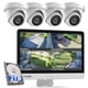 thumbnail image 1 of Sistema de cámara de seguridad PANOOB con cable de 8 MP y 8 canales con monitor, 1 of 7