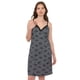 thumbnail image 1 of Camisón Mujer Print Flores Negro Corona, 1 of 6