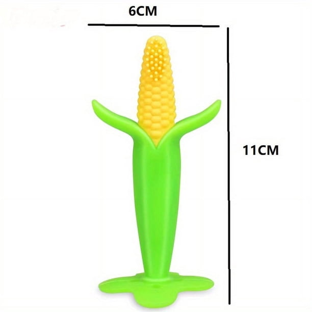 Safety Food Grade Soft Silicone Baby Fruit Banana Shape Mini Teethers Relieve Teething Pain