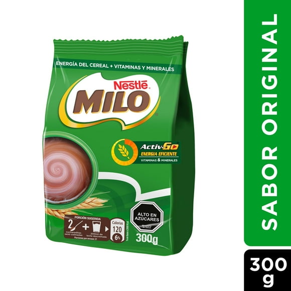 Saborizante de Leche Chocolate ActivGo Bolsa, 300 g