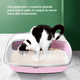 thumbnail image 3 of Arenero Gato Extension Anti Derrame Pala Caja Extra Grande Color Rosa, 3 of 3