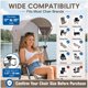 thumbnail image 3 of Parasol para silla Minndudu plegable UPF 50+ con abrazadera ajustable, 3 of 8