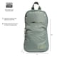 thumbnail image 2 of Bandolera adidas Essentials 2 Sling, plata, verde y dorado, 2 of 7