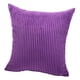 thumbnail image 1 of Funda De Almohada De Pana De Color Sólido Funda De Cojín De Sofá Cuadrado Morado, 1 of 5