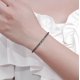 thumbnail image 5 of 3-6.5mm Moissanite Bracelets para Mujer 6-9 Pulgadas Color D Claridad VVS1 Pulsera de Plata Esterlina S925 Diamante Negro Pulsera de Tenis de Moissanita con Certificado, 5 of 8