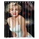 thumbnail image 1 of Cortina de ducha de Marilyn Monroe, juego de cortina de baño con ganchos, tamaño 60 x 72 pulgadas, 1 of 3