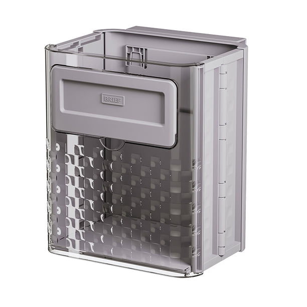 Basurero de pared, basurero colgante, basurero pequeño y duradero, plegable, de gran capacidad, moderno y duradero, para encimera y debajo del fregadero.