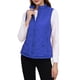 thumbnail image 4 of INSPIRE CHIC Chalecos de Abrigo para Mujer Cuello Alto Chaleco Acolchado con Cremallera Azul Brillante XL, 4 of 7