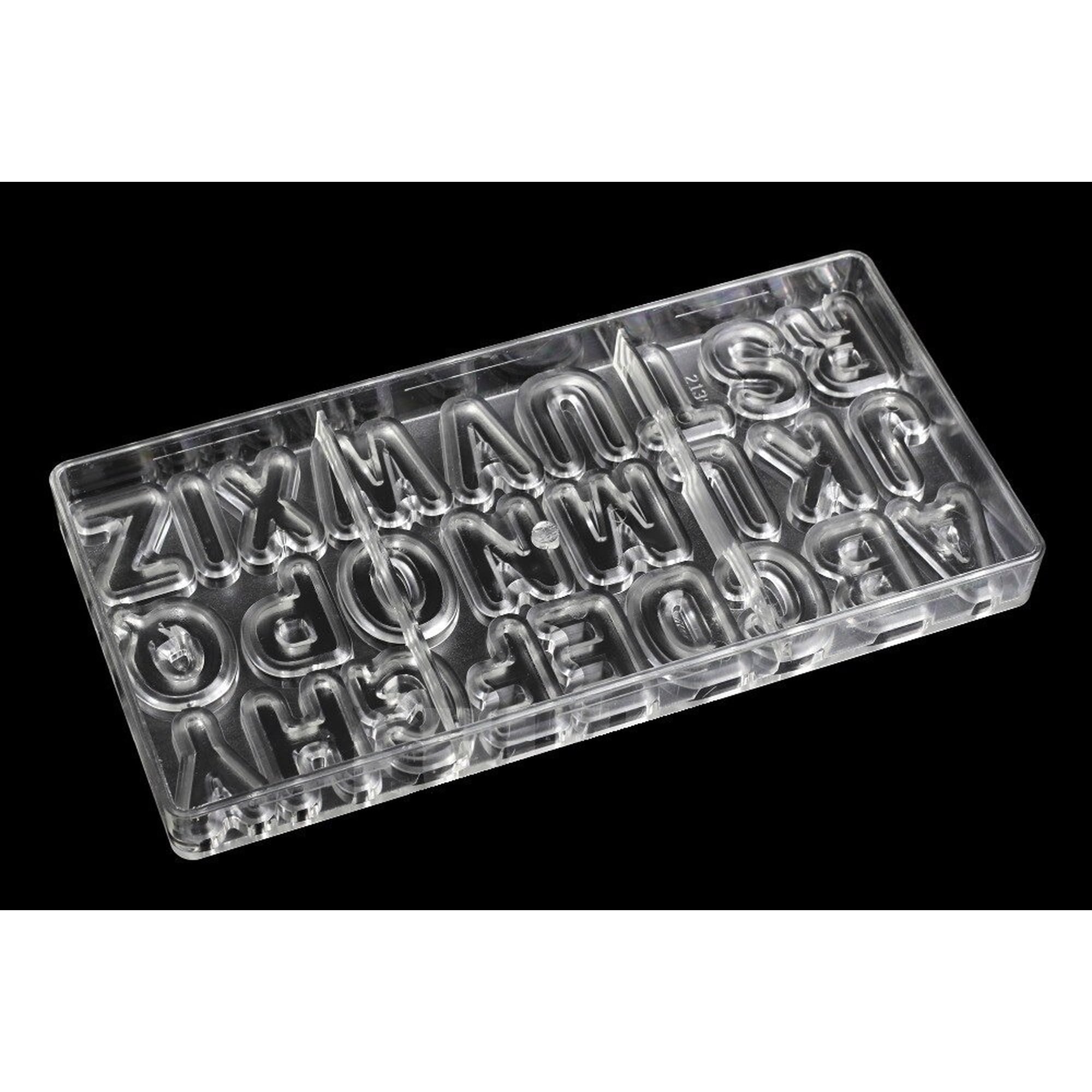 Genérico - Moldes Chocolate Moldes De Chocolate Policarbonato Letras