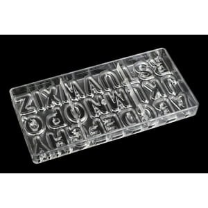 Genérico - Moldes Chocolate Moldes De Chocolate Policarbonato Letras