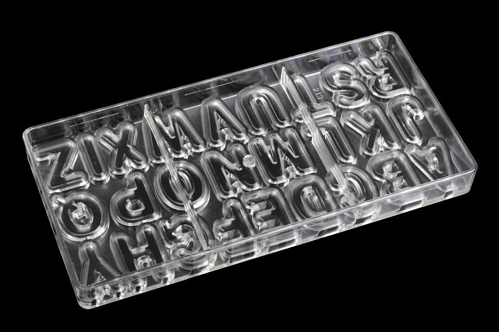 Genérico - Moldes Chocolate Moldes De Chocolate Policarbonato Letras