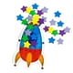 thumbnail image 4 of Tarro De Recompensa En Forma De Cohete Con 30 Estrellas De Madera Para El Hogar De Los Niños Del Maestro De La Escuela, 4 of 5