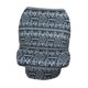 thumbnail image 3 of Cubierta Suave Para Cochecito Portabebés Para Amamantar Pañoleta Bufanda Tira Blanca Azul, 3 of 5