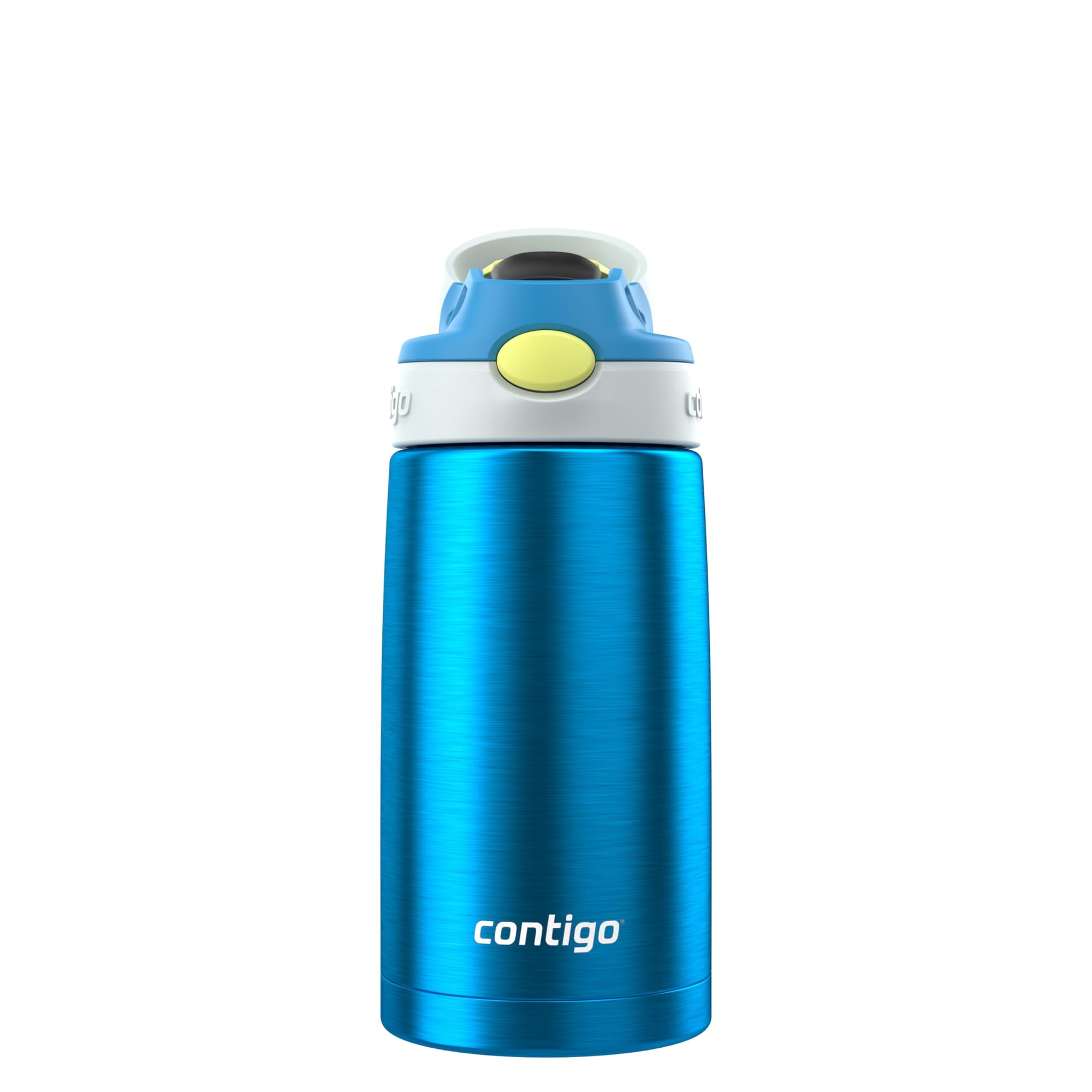 Botella De Agua Contigo Kids De Acero Inoxidable De 400 Ml Con Pajita