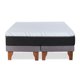 thumbnail image 2 of Cama Zen Top Foam Soft Tela Gris 2 Plaza Base Dividida, 2 of 4