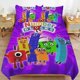thumbnail image 1 of Number Block Bedding Set Duvet Cover Comfortable and Lightweight Cartoon Bedding 3 Piece Bed Set, 1 of 5