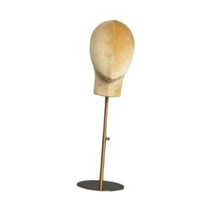 Ioensy - Cabeza De Maniquí Modelo Terciopelo Estable Para El Cabello Postizos Soporte Estante Salón