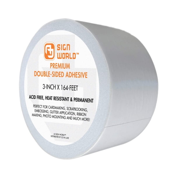 Cinta de Doble Cara AJ Sign World 7,6 cm x 50 m