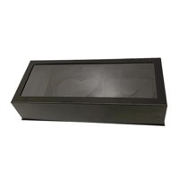Magideal - Caja De Flores Vacía, Caja De Regalo Rellenable, Caja De Regalo Con Forma De Letra I Love U, Artesanía Diy, Cartón, Contenedor Para Fiestas Del Día De Negro