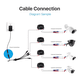 thumbnail image 3 of Cable Poder Cctv Spliter 4 Salidas para Camaras Vigilancia, 3 of 3