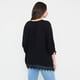 thumbnail image 2 of Blusa Mujer Bambula Macramé Negro Corona, 2 of 5