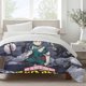 thumbnail image 2 of My Hero Academia Bedding Sets Bed Cartoon Duvet Cover Lightweight 3 Piece Bet Sets for Kids Boys Girls, 2 of 4