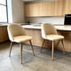 thumbnail image 1 of Pack 2 Sillas Comedor Moderna Acolchada Metal Sora Venhoouse Felpa Beige, 1 of 8