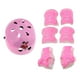 thumbnail image 2 of 7 pcs ni?o ni?o patinaje sobre ruedas bicicleta casco rodilla mu?eca guardia codo pad rosa s, 2 of 5