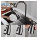 thumbnail image 5 of Fregadero de cocina Empotrado 75x45cm Acero Inoxidable accesorio de cocina Color Negro, 5 of 8