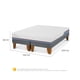 thumbnail image 3 of Cama Europea Excellence Plus 2 Plaza Base Dividida, 3 of 8
