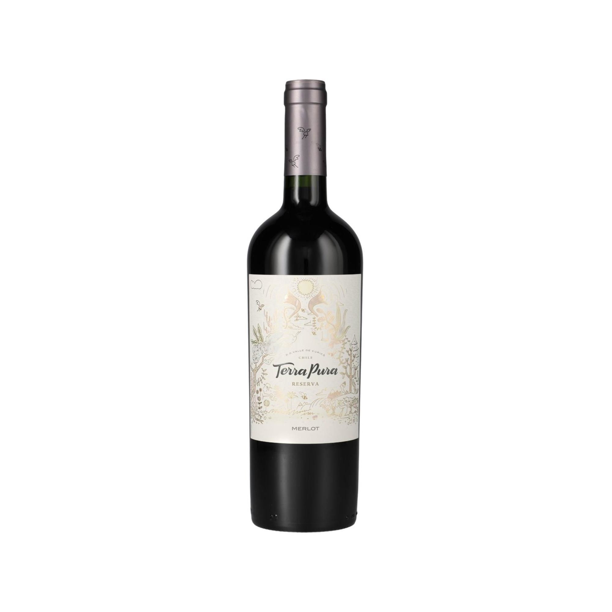 Vino Tinto Merlot Gran Reserva 13.5° Botella 750 ml Terrapura