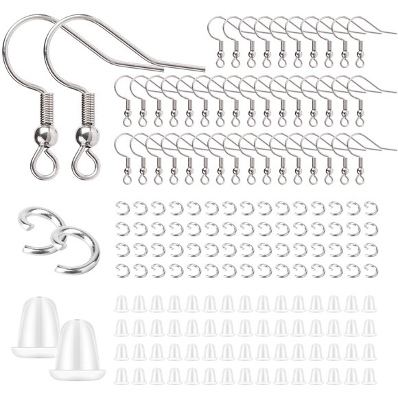 Kit de Ganchos para Pendientes GUFJUCH 600 piezas Acero Inoxidable
