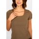 thumbnail image 1 of Polera Escote Cuadrado Eva Oliva verde oscuro L, 1 of 5