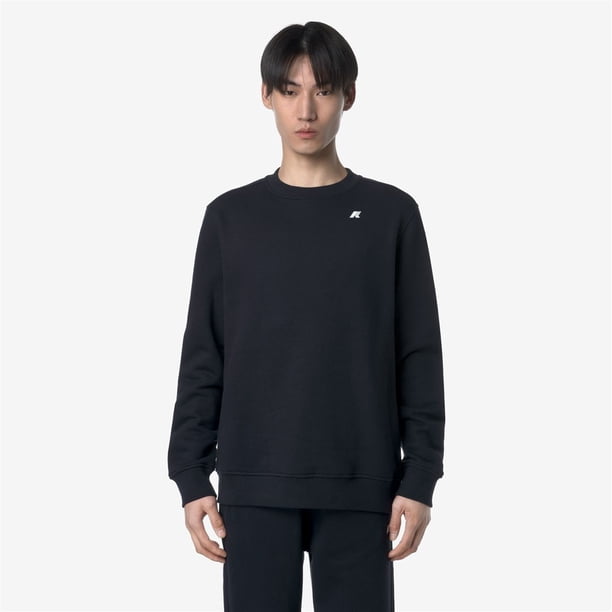 Polerón K-Way Men Baptiste French Terry Blue Depth