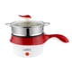 thumbnail image 3 of Mini Olla De Cocina Eléctrica Para Albóndigas Gachas De Sopa B-Con Vaporizador-Rojo, 3 of 5