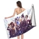 thumbnail image 4 of Twisted Wonderland Toalla de playa de secado rápido con diseño temático, regalo para mujeres y niñas, ideal para cumpleaños, fans, amantes de la música, uso en la playa o al aire libre, 78 × 160 cm, 4 of 6