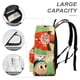thumbnail image 4 of ¡Ahoy Piratas!-theme Backpack, Campus style schoolbag Bookbag with Adjustable Shoulder Straps And Large Zip Compartment, Unisex Travel Bags.42x30x15cm, 4 of 6