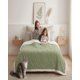 thumbnail image 2 of Frazada Sherpa Premium Con Diseño De Diamantes King, 2 of 6